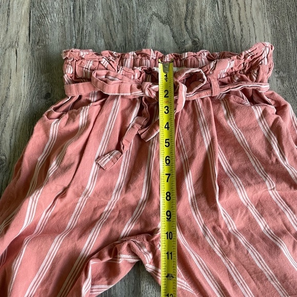Thread & Supply Women’s High Waited Orange Striped Pants, size medium - Picture 8 of 14